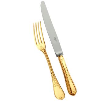 Bouillon spoon in gilded silver plated - Ercuis